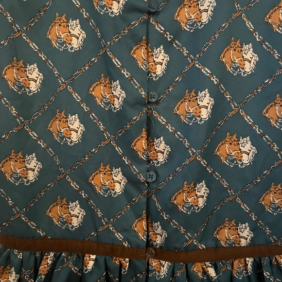 Janie and Jack equestrian / horse dress. Size 12. Sold out in stores! - Picture 3 of 8